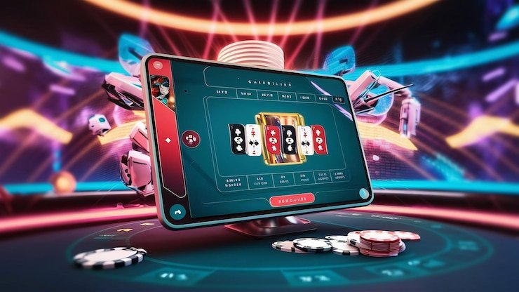 Layar pertaruhan esports dengan menu pasar Mobile Legends dan Free Fire